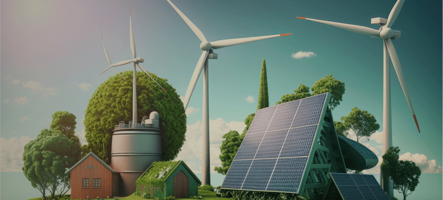 Clean energy background